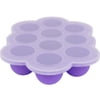 WeeSprout Silicone Baby Food Freezer Tray with Clip-on Lid (Ten 1.5 Ounce Sections)