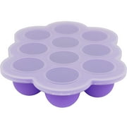WeeSprout Silicone Baby Food Freezer Tray with Clip-on Lid (Ten 1.5 Ounce Sections)