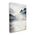 thumbnail image 3 of Stupell Mountain Lake Nature Wilderness Landscape Painting Gallery Wrapped Canvas Print Wall Art, 3 of 5