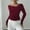 #167-Wine, variant on Ounisa Womens Tops One off Shoulder Long Sleeve Tops Ruched Going Out Crop Shirts Slim Fit Y2K Tee Blouse