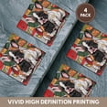 thumbnail image 6 of 3drose, Funny Cute French Bulldog Puppy Dogs Playing Abstract Art Pets, Set of 4 Ceramic Tile Coasters, 6 of 7