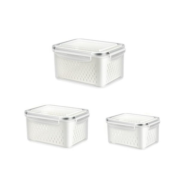 Qtmnekly Fruit Vegetable Storage Containers for Fridge, Produce Saver