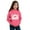 Hot Pink, variant on Little Girl Sweatshirt Kids Children Boys Winter Long Sleeve Hoodie Cartoon Pig Printing Cute Pullover Tops Clothes for Girls Size 7-8T