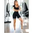thumbnail image 4 of CONJUNTO DEPORTIVO DE MUJER DE SHORT Y BLUSA STRETCH PUSH UP, 4 of 5