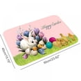 thumbnail image 2 of Kitchen Rugs Cute Bunny Festival Carpet Easter Eggs Bath Rug Easter Welcome Doormat Happy Easter Day Home Decor, 2 of 3
