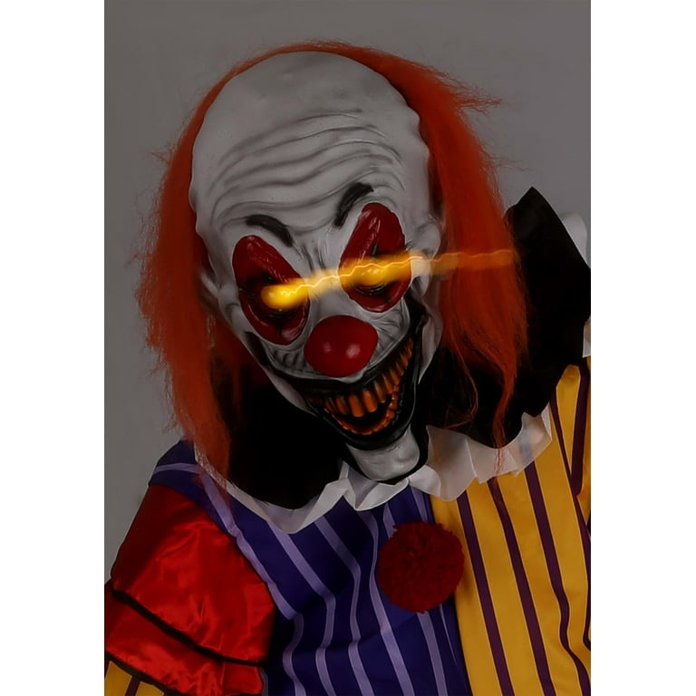 FUN Costumes 7ft Animated Funzo the Clown Prop, Tall Animatronic