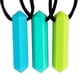 thumbnail image 2 of Collar sensorial de crayón masticable para masticar, juguetes masticables de silicona para niños, 3 uds., 2 of 3
