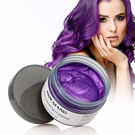 Mofajang Nice Temporary Hair Color Purple Easy To Rinse Out Hair