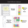thumbnail image 2 of Hardcover Day Planner 2022-2023 w/ Stickers, 5.5” x 8.5”, Gray Marble, 2 of 8