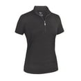 thumbnail image 1 of Monterey Club Women's Melange Jersey Performance Sport Golf Polo Shirt #2362, 1 of 2