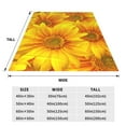 thumbnail image 5 of Bingfone 3d Sunflowers Print Flannel Fleece Blanket Throw Blanket For Bed,Sofa,Couch,Travel,Camping(50"X40"), 5 of 9