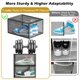 thumbnail image 5 of Paquete de 12 organizadores de zapatos transparentes con puerta magnética, cajas de zapatos de plástico apilables para zapatillas, botas y tacones, zapatero plegable que ahorra espacio para armario, o, 5 of 9