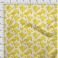 thumbnail image 3 of oneOone Georgette Viscose Yellow Fabric Florals Diy Clothing Quilting Fabric Print Fabric By Yard 42 Inch Wide-SHW, 3 of 4