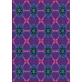 thumbnail image 1 of Ahgly Company Indoor Rectangle Patterned Slate Blue Abstract Area Rugs, 2' x 4', 1 of 6