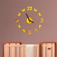 thumbnail image 4 of Home Office Wall Decor Diy Wall Clock 3D Mirror Surface Sticker Home Office Decor Clock, 4 of 5