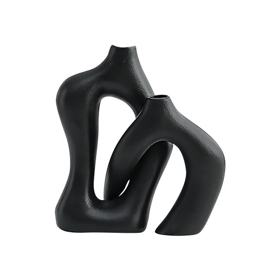 Ceramic Art Vase Set for Stylish Home Soft Decoration and Furnishings Ideal for Living Room and TV Cabinet Enhancement