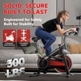 thumbnail image 6 of Exercise Bike Indoor Stationary Bike Cycling Bicycle for Home Gym 300 lbs Weight Capacity Adjustable Seat/Handlebar for Cardio Workout Office, 6 of 9
