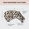 thumbnail image 3 of Kitsch Microfiber Hair Towel Wrap - Leopard, 1 Count, 3 of 14