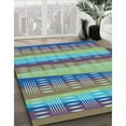 thumbnail image 2 of Ahgly Company Indoor Square Patterned Medium Aqua Marine Green Area Rugs, 3' Square, 2 of 6