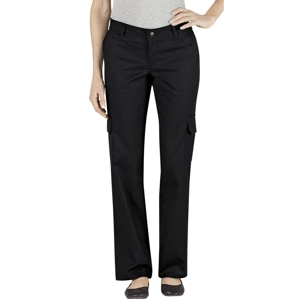 Genuine Dickies - Women's Relaxed Fit Straight Leg Cargo Pant - Walmart ...