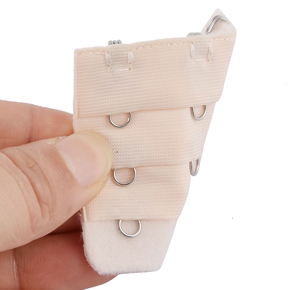 Lady Brassiere Bra Underwear Extension Strap Extender 3-Row Hook Beige 2 Pcs | Walmart Canada