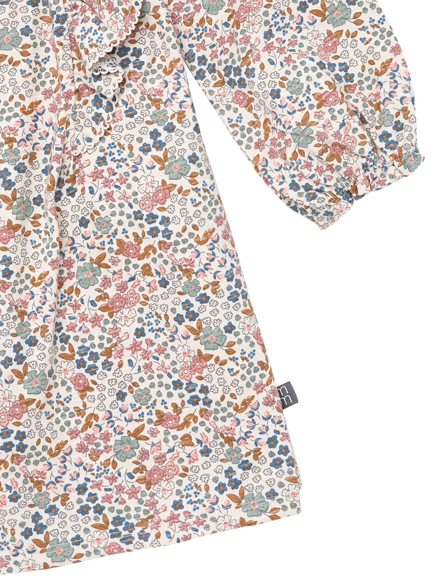 Modern Moments by Gerber Toddler Girl Dress with Ruffles, Sizes 12M-5T