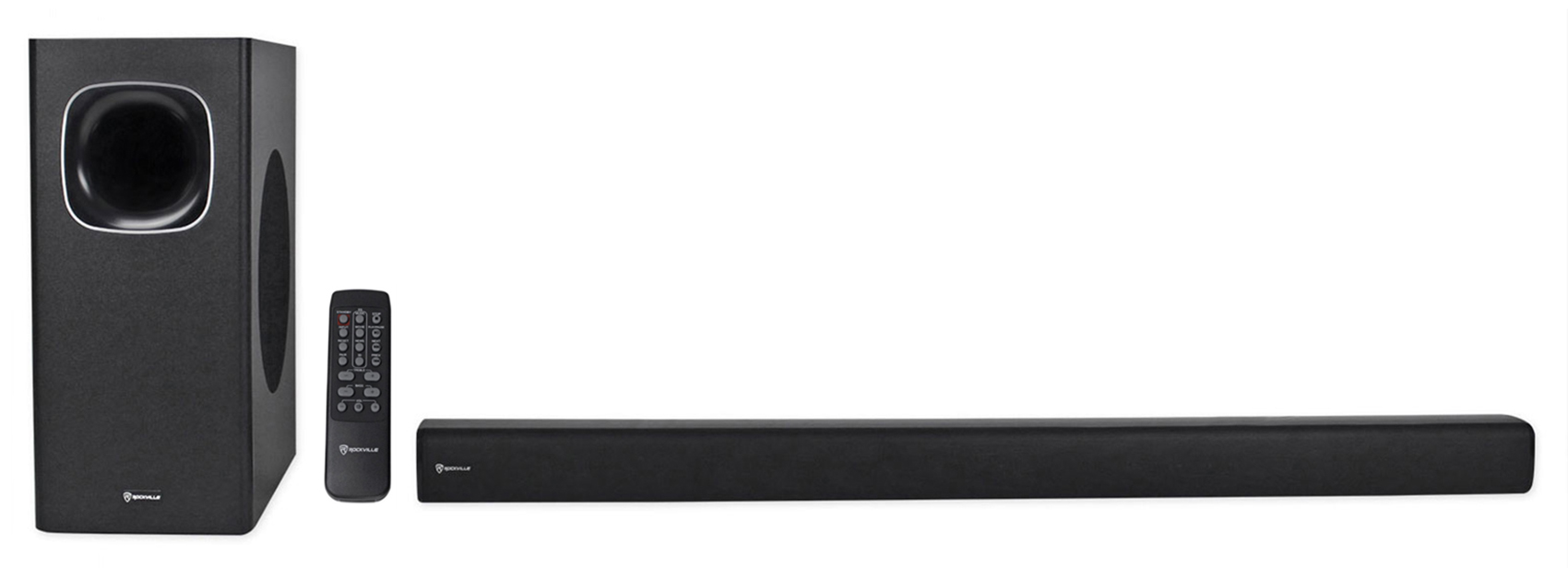 Rockville ROCKBAR 40″ 400w Bluetooth Home Theater Soundbar System with