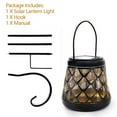 thumbnail image 6 of Gustave Solar Lanterns Outdoor Hanging Lights Metal Waterproof Garden Decorative LED Lantern Light with Shepherd Hook for Pathway Patio Yard Outside Tabletop, 6 of 8