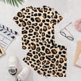 thumbnail image 6 of ITSAME Outfit Set for Girls, Printed Crewneck Top and Shorts 2-Piece Summer Casual Fashion Set for Kids Multicolor 4-5T, 6 of 8