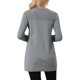 thumbnail image 3 of Vestido de suéter de otoño e invierno para mujer INSPIRE CHIC, con cuello redondo, manga larga, suéter tunic oversize, top suelto de pullover en forma de A, color gris, 3 of 6