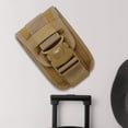 thumbnail image 4 of Tarjetero informal, monedero para llaves, funda protectora, monedero de nailon caqui oscuro, 4 of 6