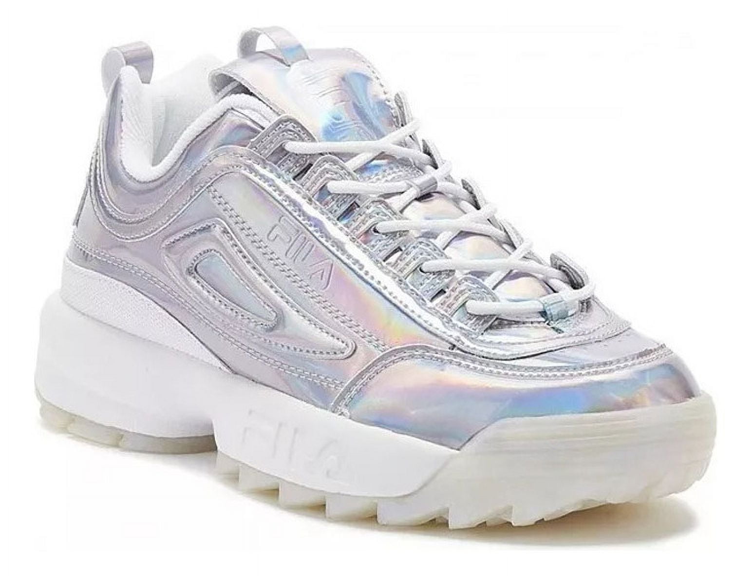Tenis Fila Disruptor 2 IRI Mujer Plateado FM00723199 plateado 23 Walmart en linea