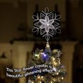 thumbnail image 2 of Adorno de árbol de Navidad Ornativity Copo de nieve en forma de flor, 2 of 6