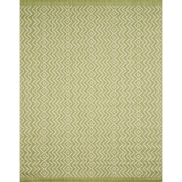 Loloi II Oasis Green/Ivory 5'0"x7'0" Area Rug