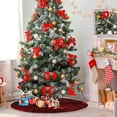 thumbnail image 4 of FMSHPON Valentine's Day Valentine's Day Hearts Xmas Christmas Tree Skirt Stand Mat for Holiday Party Decoration Indoor Outdoor 48 inches, 4 of 6