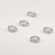 thumbnail image 1 of Anillos Conectores de Doble Orificio para La Fabricación de Joyas: Puntas de Extremos para Unir Cuentas con Acabado de Aleación., 1 of 7