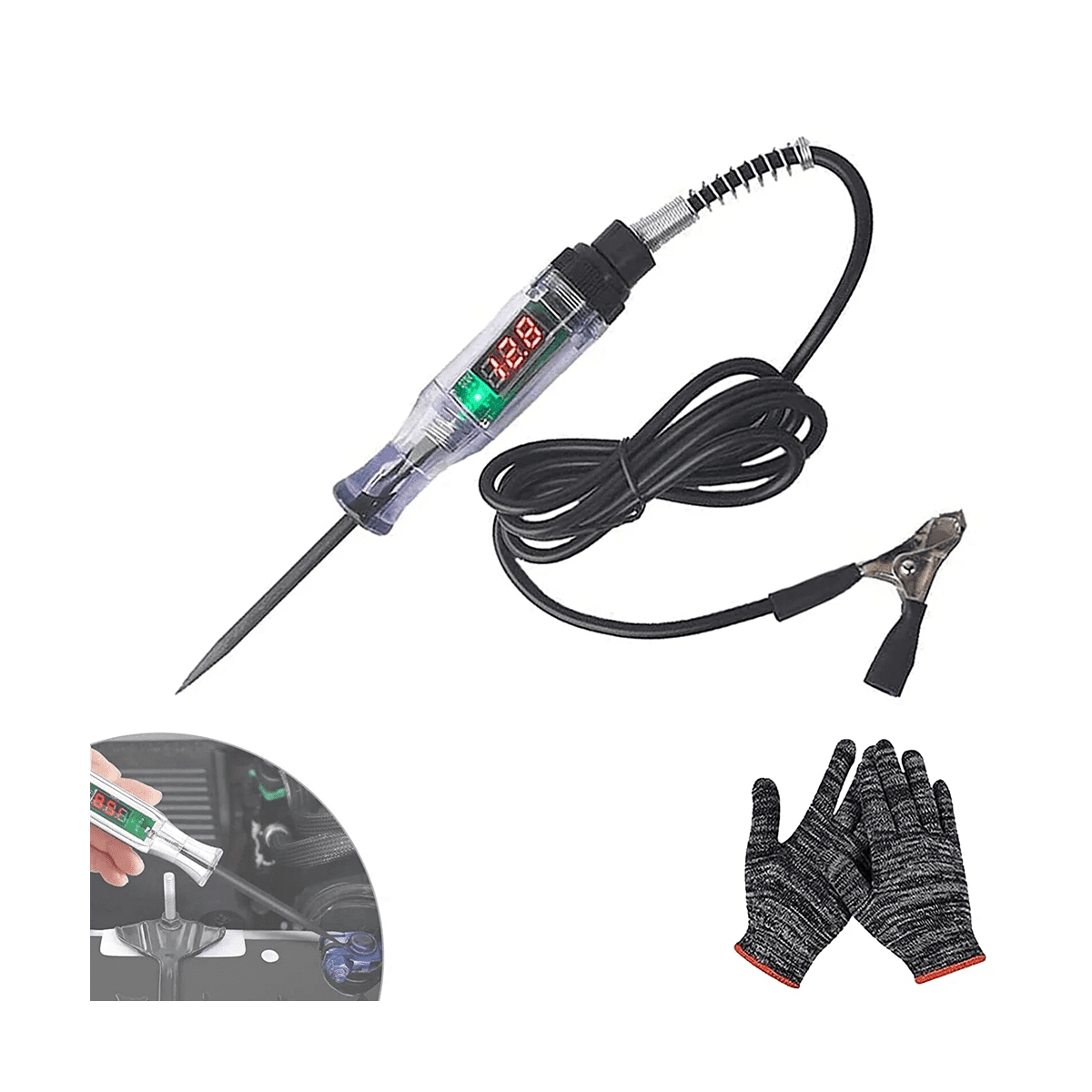 Car Truck Circuit Test Pen,Automotive Circuit Tester,Digital Electric