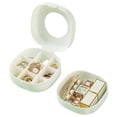 thumbnail image 2 of PENGXIANG Jewelry Organizer Divided Box Double-layer Jewelry Organizer for Drawer Desktop Travel Dorms, 2 of 3