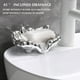 thumbnail image 5 of Jabonera con perforación para baño, antideslizante, con marco de metal de dos niveles, decoración moderna para baño, almacenamiento portátil y plegable, ideal para dormitorio, gran volumen, 5 of 8