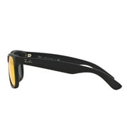 Ray-Ban Mirrored Justin RB4165-622/6Q-51 Black Wayfarer Sunglasses