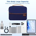 thumbnail image 4 of Bolsa organizadora Miavers Electronics, impermeable, nailon, azul marino, 4 of 8