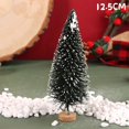 thumbnail image 1 of Casa de muñecas en miniatura, Serie de Navidad, árbol de Navidad, trineo, elfo, Micro paisaje, Papá Noel, muñecos de nieve, decoración, accesorios artesanales, 1 of 4