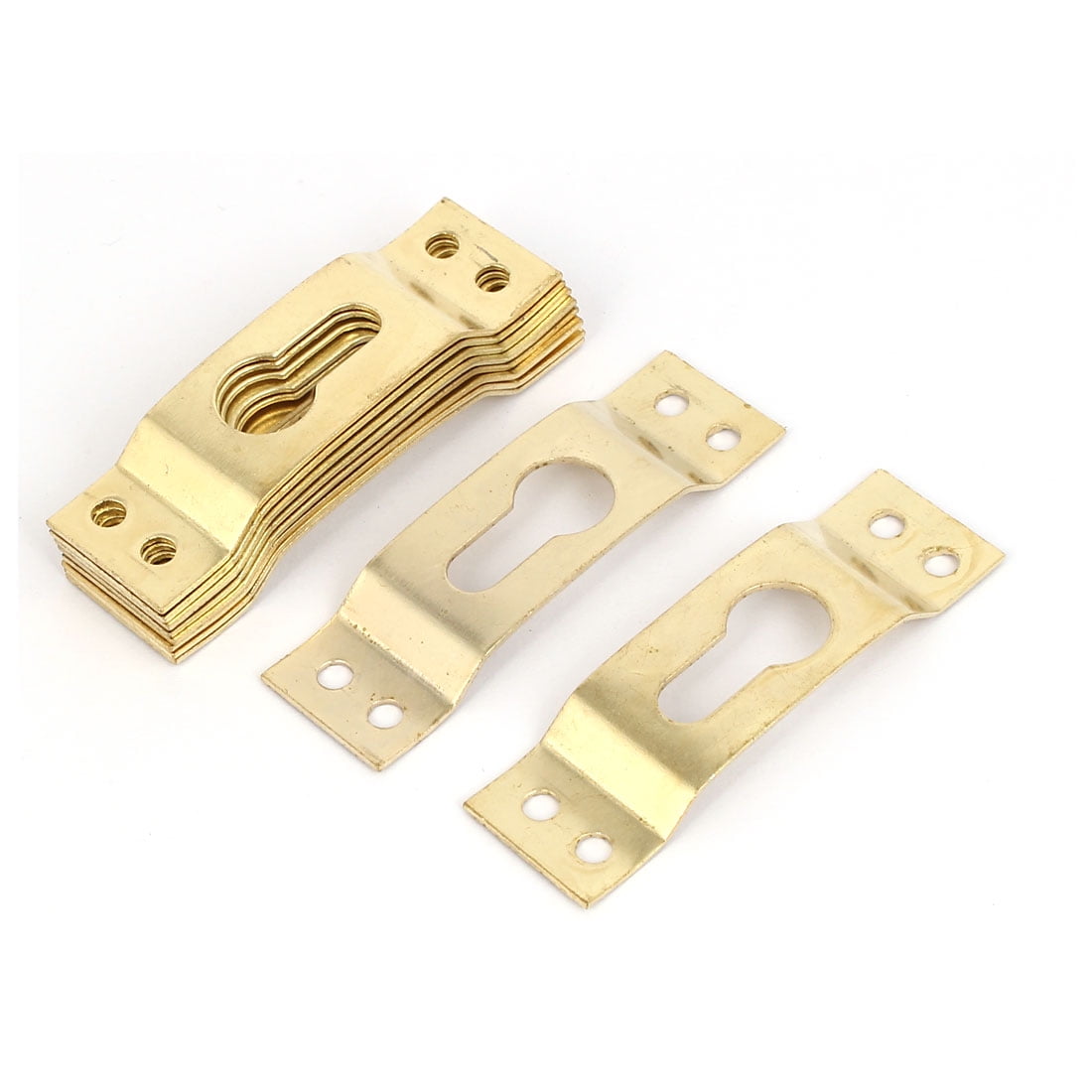 64mm x 19mm Metal Wall Hanging Picture Photo Frame Hidden Hooks Hangers