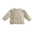thumbnail image 1 of Besolor Ensembles en Molleton pour Bébés Garçons Filles Automne Hiver Chandail à Manches Longues à Col Rond pour Nourrisson Confortable Chaud Hauts en Coton, 1 of 3