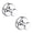 Chrome, variant on Suction cup hooks for shower rooms, detachable towel hooks for bathroom windows, glass doors, and walls, bathrobe ring hooks - 2-pack