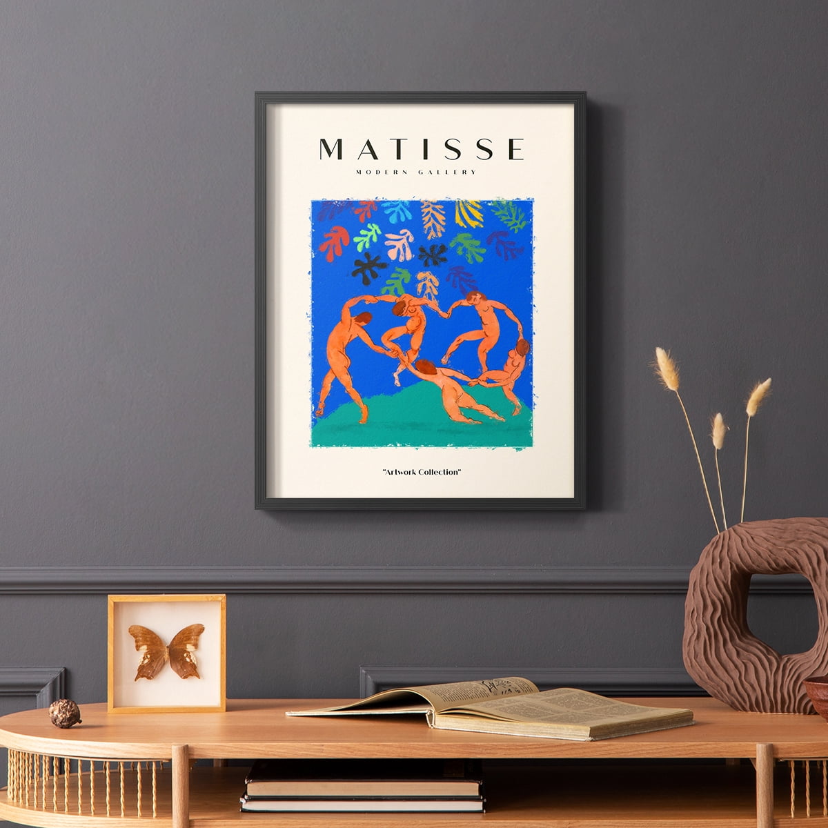 Matisse CX Framed Print in Black Solid Wood 8 x 10 Framed Print