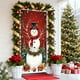 thumbnail image 5 of Adornos navideños, regalos navideños, cortina navideña de 35 x 72 pulgadas, decoración navideña para puerta y pared, festival, fiesta, poliéster., 5 of 6
