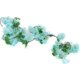 thumbnail image 3 of Guirnalda de flores de cerezo CHAO decoración artificial de boda navideña Azul, 3 of 5