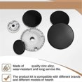 thumbnail image 4 of 8 PCS Cooker Hat Set Oven Gas Hob Burner Crown Flame Cap Replacement Kit Fits Most Gas Stove Burner, 4 of 5