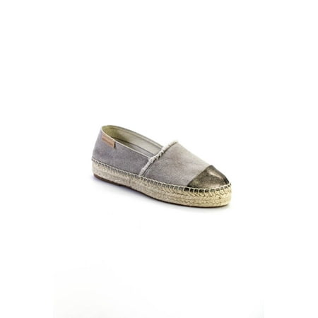 

Mint & Rose Womens Amalfi Canvas Creepers Espadrilles Beige Size 36 6